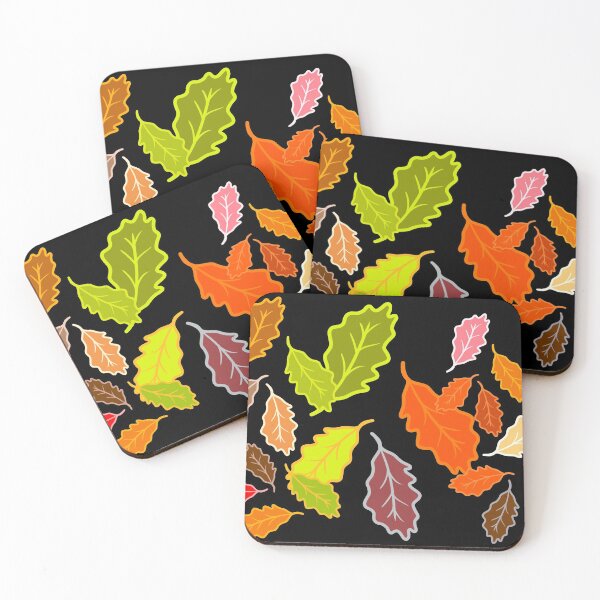 Item preview, Brightly colored fluttering autumn leaves designed and sold by BV-creas.