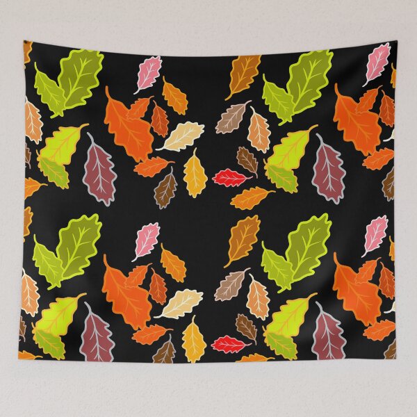 Item preview, Brightly colored fluttering autumn leaves designed and sold by BV-creas.
