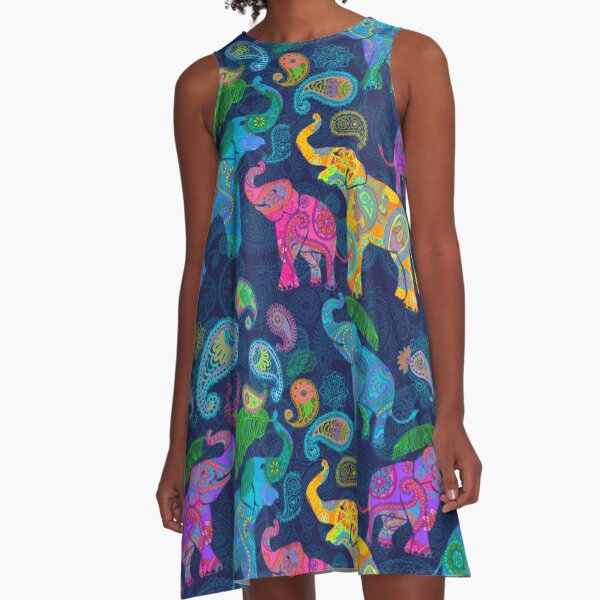 Item preview, Paisley Elephants - Animal Print  designed and sold by MrRoccoBlue.