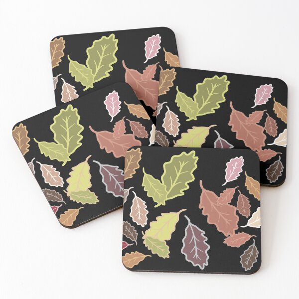 Item preview, Fall leaves fluttering dull colors designed and sold by BV-creas.