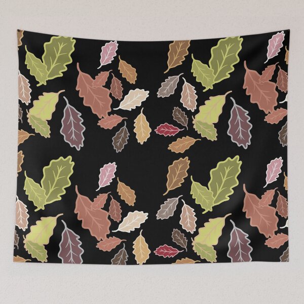 Item preview, Fall leaves fluttering dull colors designed and sold by BV-creas.