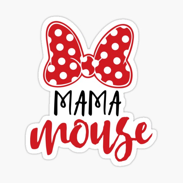 Mama Mouse Sticker