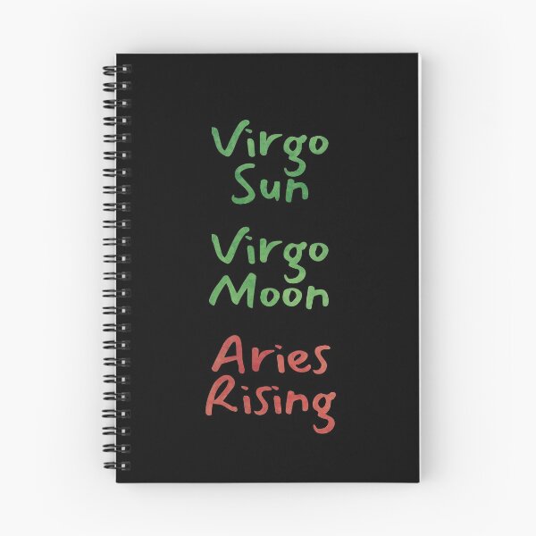 Item preview, Virgo Sun Virgo Moon Aries Rising Text designed and sold by leomooncreates.