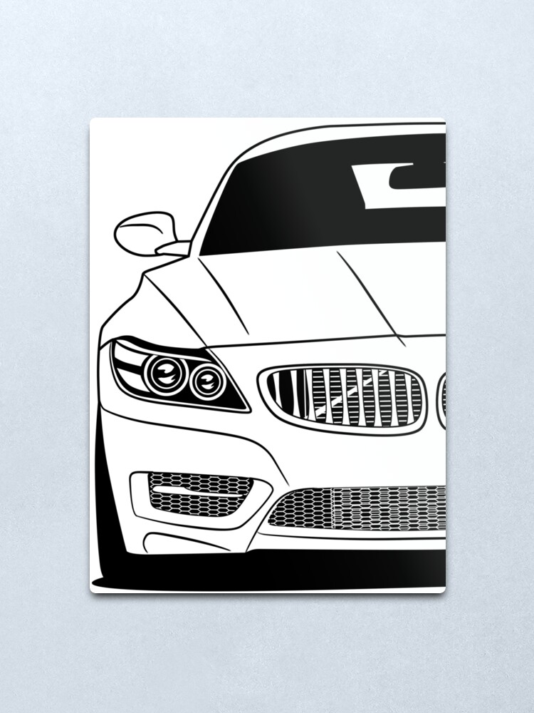Alternate view of Z4 E89 Best Shirt design Metal Print