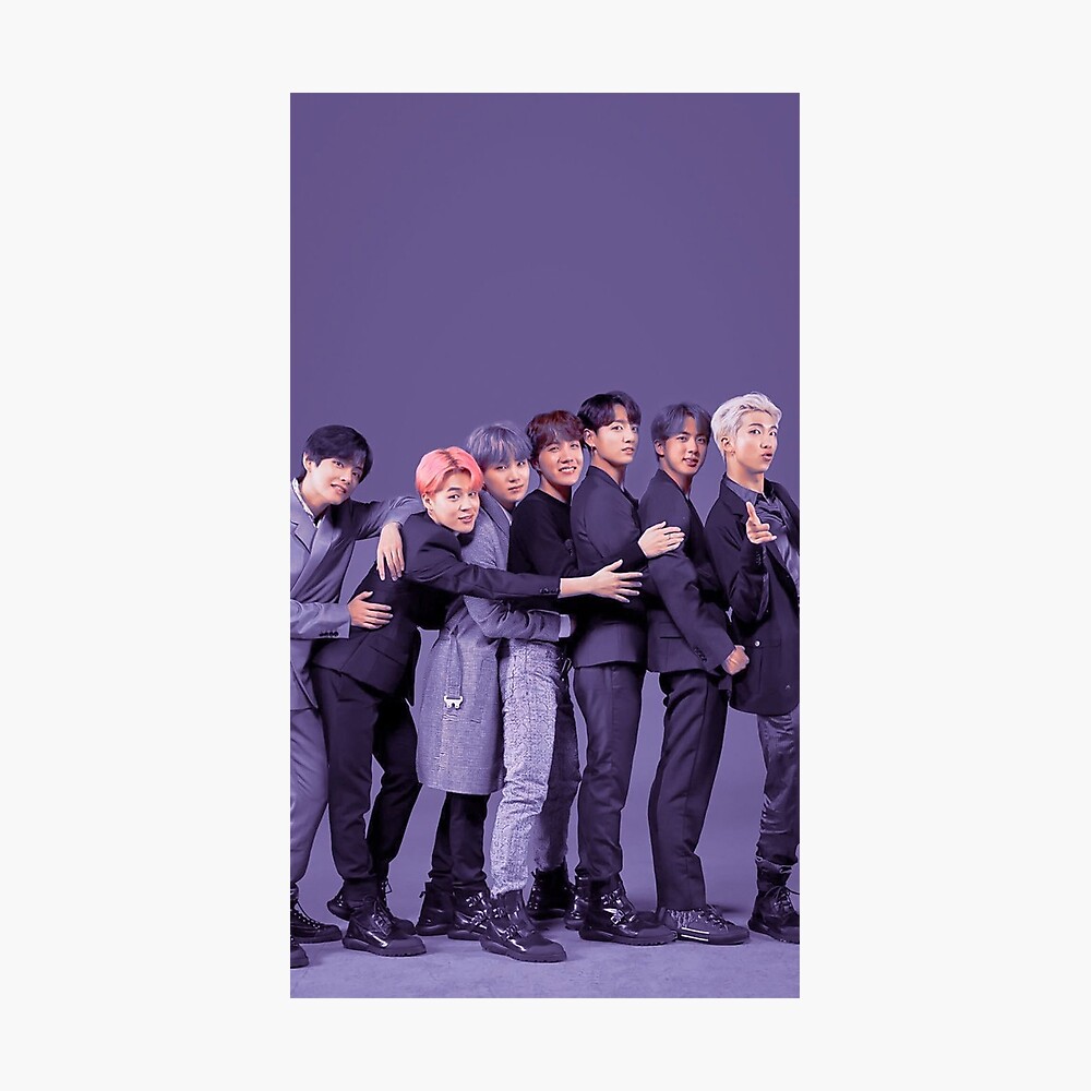 BTS Group Art Poster for Sale by Polol