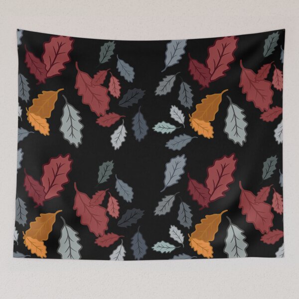 Item preview, Fall leaves fluttering dull colors designed and sold by BV-creas.