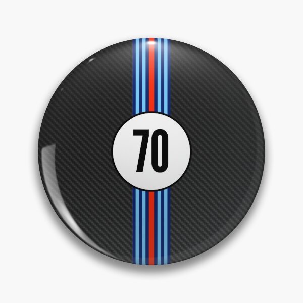 Item preview, Martini Racing Number 70 Carbon Poster – Legendary Porsche Livery Art designed and sold by Road To Track.