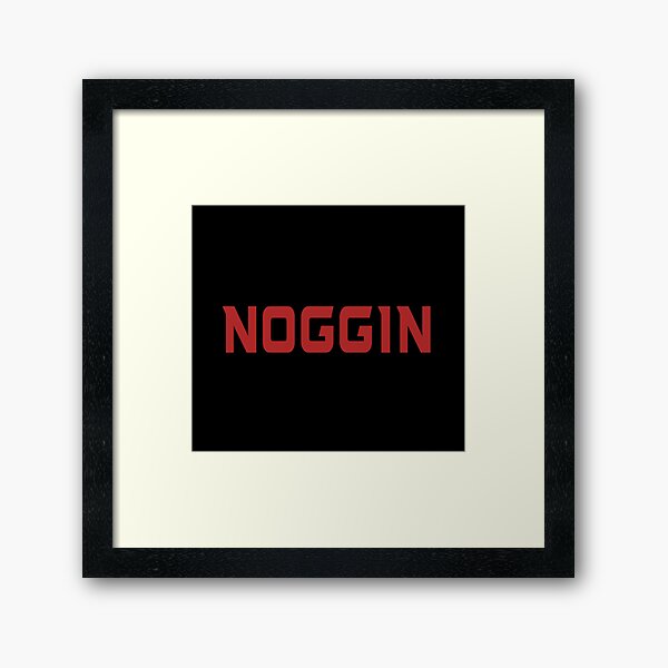 Noggin Wall Art Redbubble