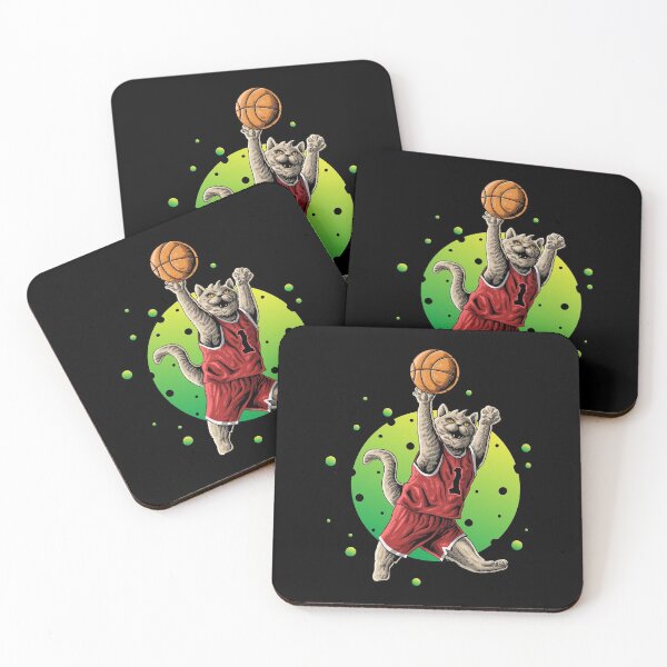 Item preview, Cute cat playing basketball designed and sold by kalud-zoldyck.