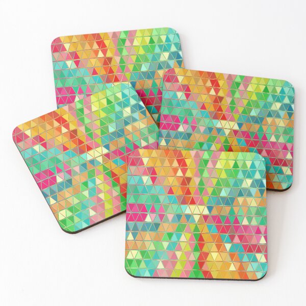 Item preview, Triangle mosaics rainbows colors  designed and sold by AYACHI90.