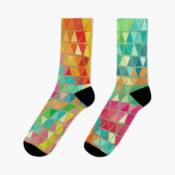 Item preview, Triangle mosaics rainbows colors  designed and sold by AYACHI90.