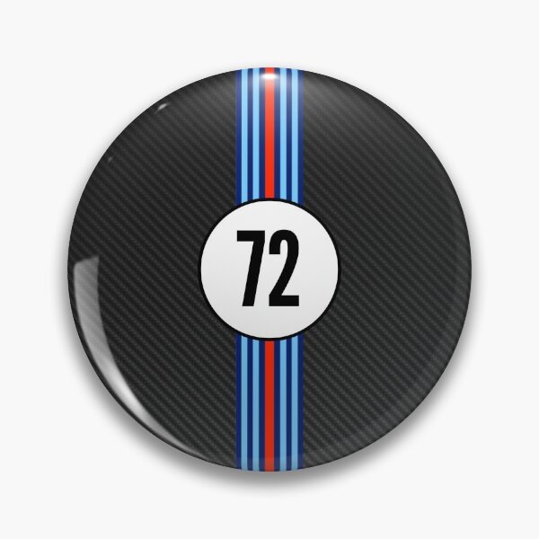 Item preview, Martini Racing Number 72 Carbon Poster – Classic Porsche Livery Art designed and sold by Road To Track.