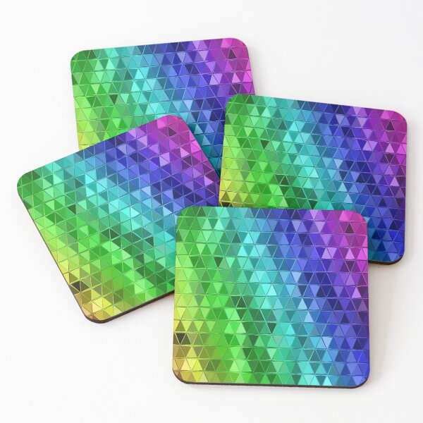 Item preview, Triangle mosaics rainbows colors  designed and sold by AYACHI90.