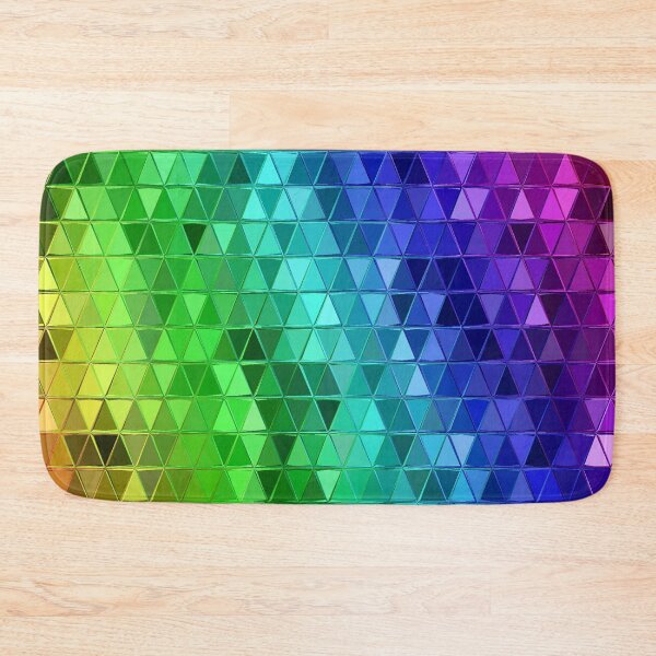 Item preview, Triangle mosaics rainbows colors  designed and sold by AYACHI90.