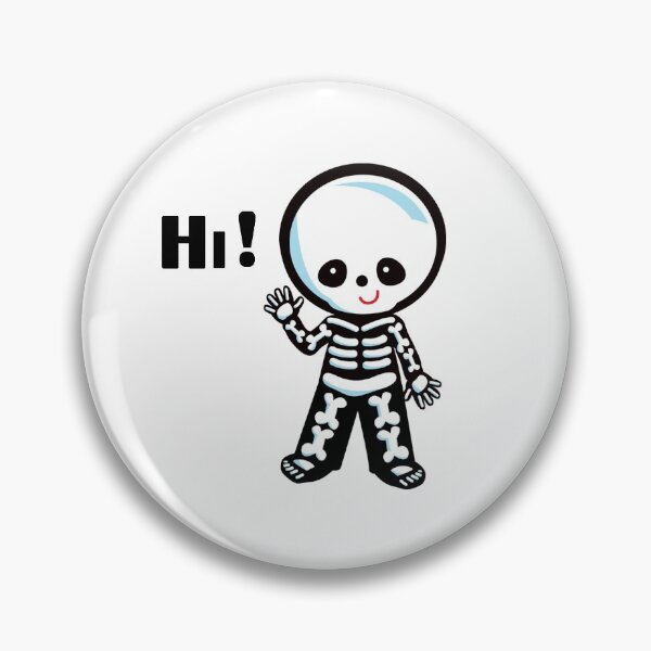 Item preview, Hi skeleton halloween gift kids designed and sold by AchrafOc.