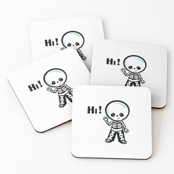 Item preview, Hi skeleton halloween gift kids designed and sold by AchrafOc.