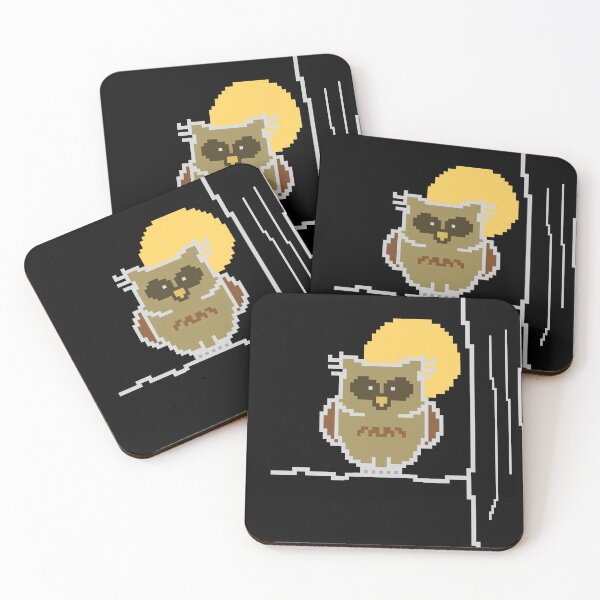Item preview,  Pixel Art Owl designed and sold by LotusCreations.
