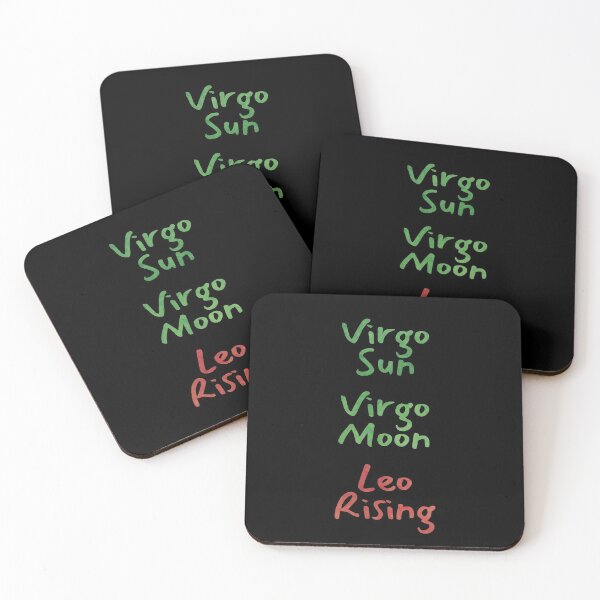 Item preview, Virgo Sun Virgo Moon Leo Rising Text designed and sold by leomooncreates.