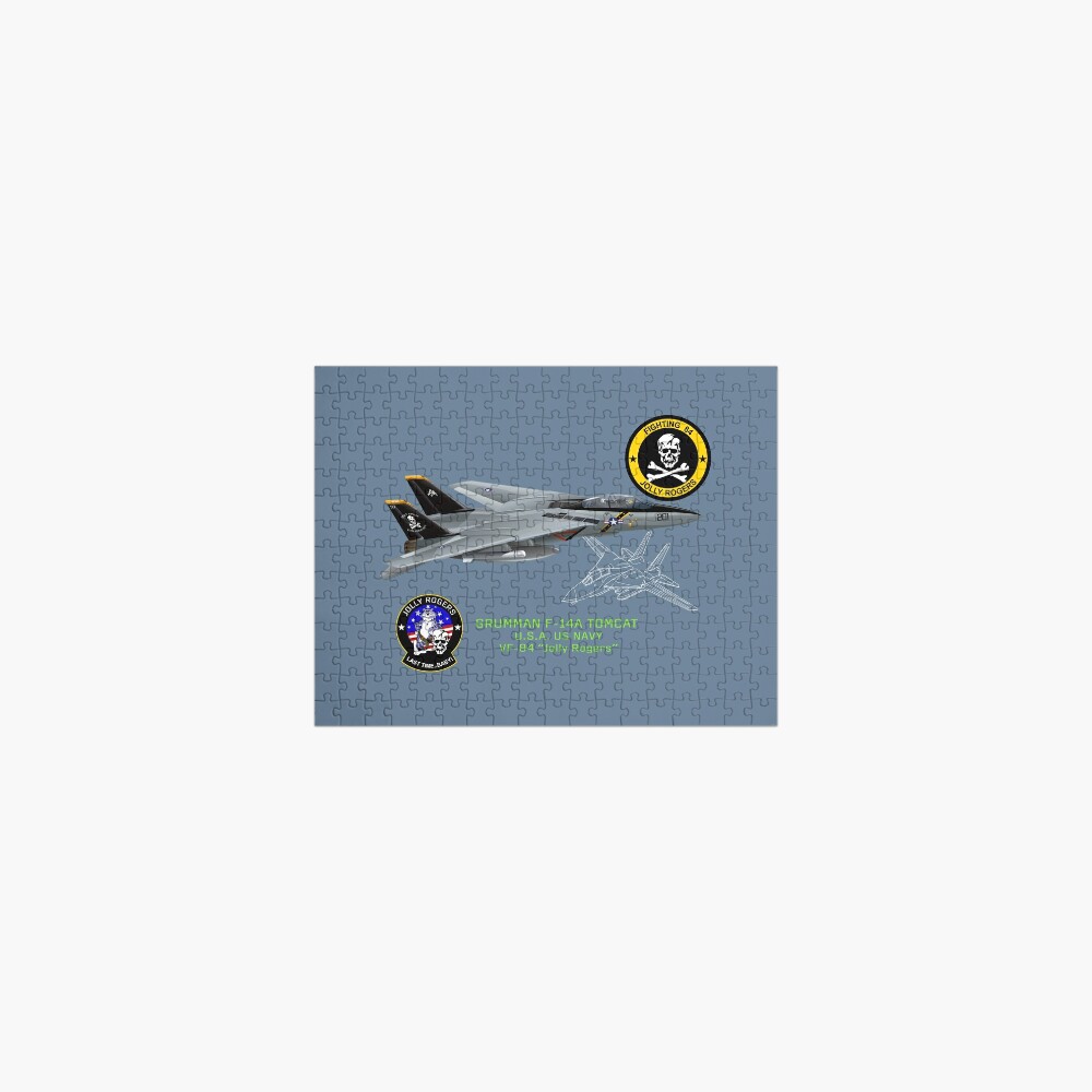 F-14 Tomcat - Jolly Roger Jigsaw Puzzle