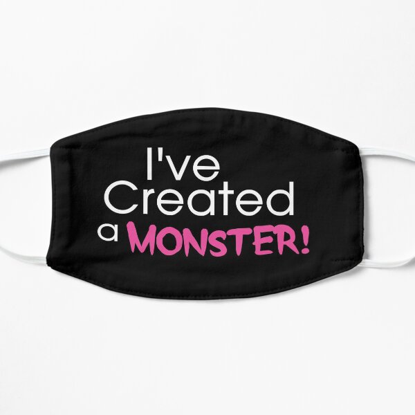 I've Created a Monster - Pink Adult v1 Flat Mask