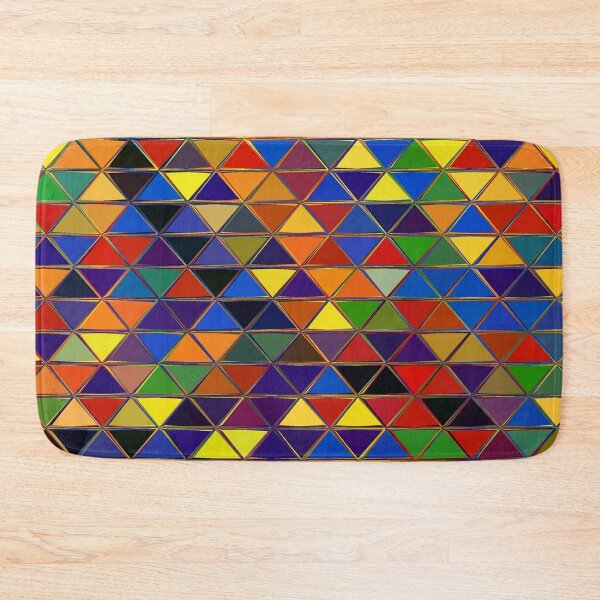 Item preview, Triangle mosaics rainbows colors  designed and sold by AYACHI90.