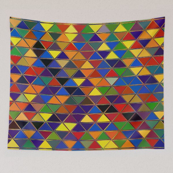 Item preview, Triangle mosaics rainbows colors  designed and sold by AYACHI90.