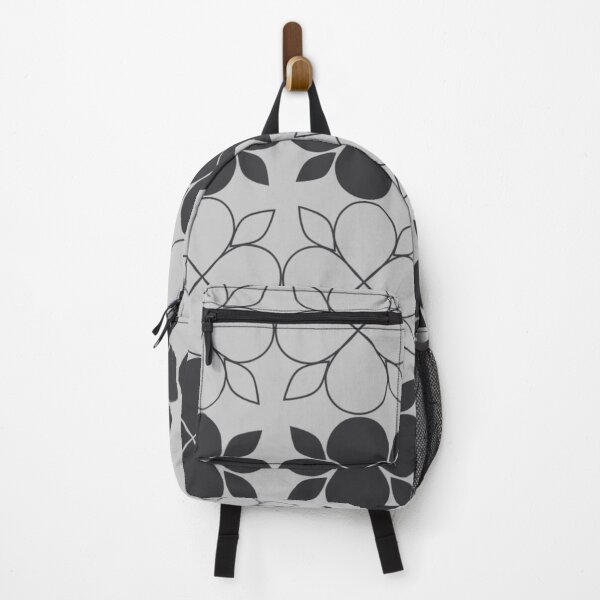 Item preview, Black & Grey Flower Tiles designed and sold by Old Urban Farmhouse Design Studio.