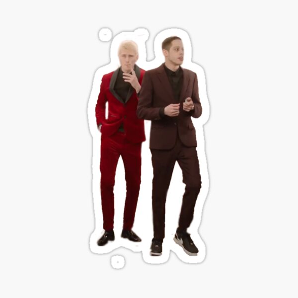 Machine Gun Kelly and Pete Davison Smoking Sticker
