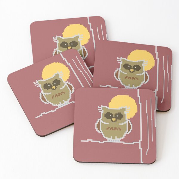 Item preview, Pixel Art Owl designed and sold by LotusCreations.