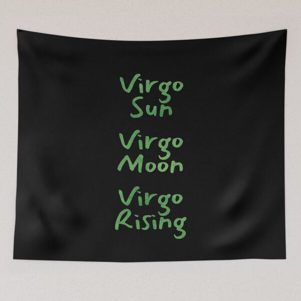 Item preview, Virgo Sun Virgo Moon Virgo Rising Text designed and sold by leomooncreates.