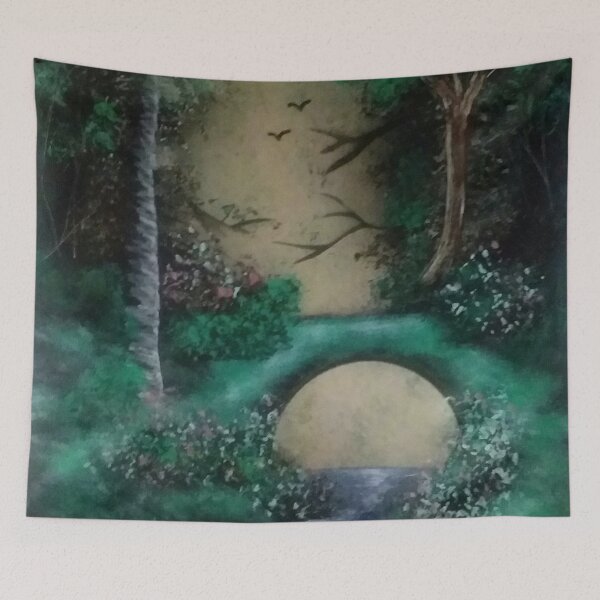 Item preview, Forest bridge designed and sold by edwardtiptonart.