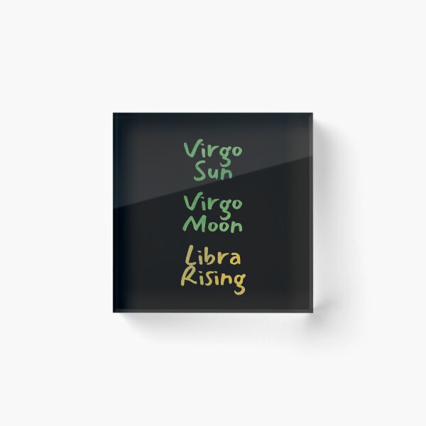 Item preview, Virgo Sun Virgo Moon Libra Rising Text designed and sold by leomooncreates.