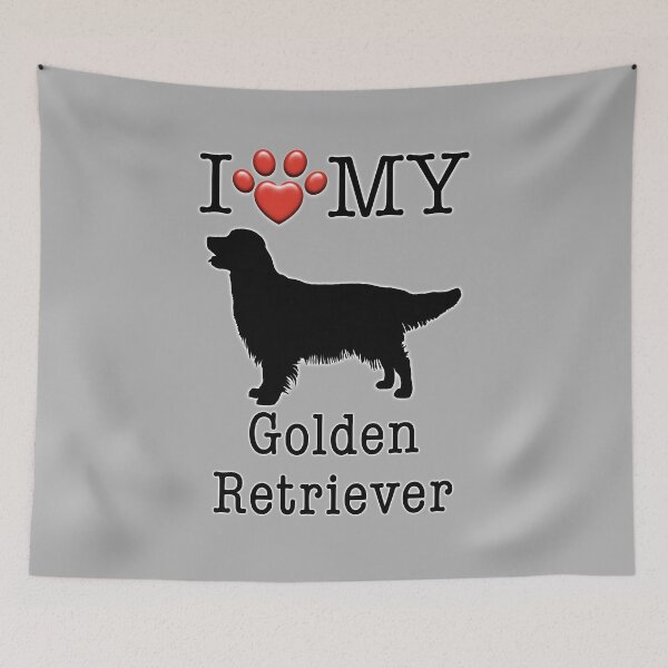 Item preview, I love my Golden Retriever designed and sold by CoolCarVideos.