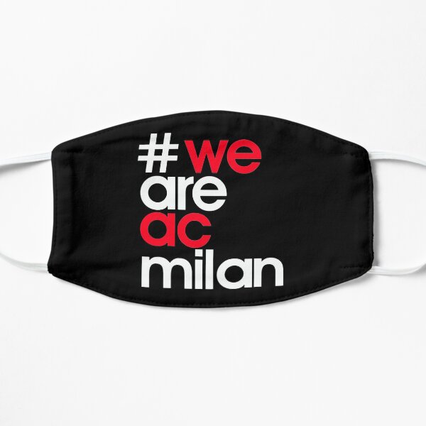Wir sind AC Milan Logo Flache Maske