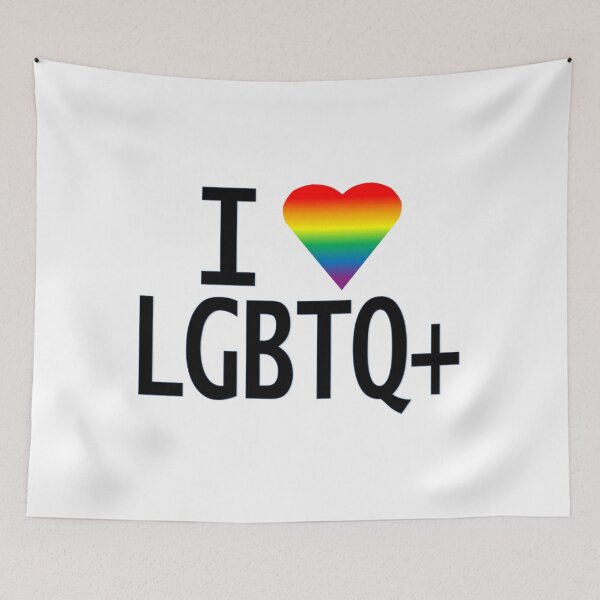 Item preview, I Love LGBTQ+ Pride Graphic designed and sold by alex96207.