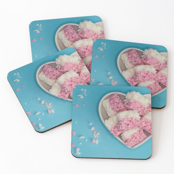 Item preview, Coconut Ice in a heart shaped bowl designed and sold by sugarrosekitch.
