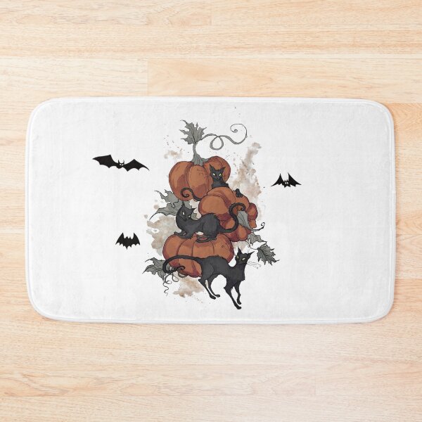 Item preview, Black Cats halloween pumpkin bats designed and sold by AchrafOc.