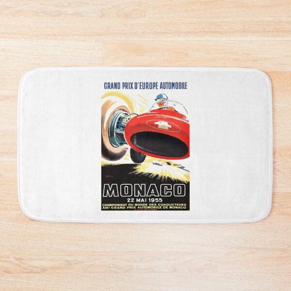 Item preview, 1955 Monaco Grand Prix Race Advertising Poster  designed and sold by retrographics.