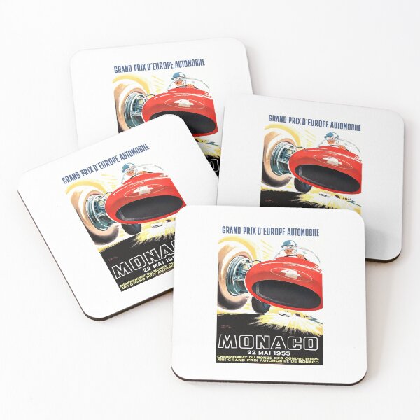 Item preview, 1955 Monaco Grand Prix Race Advertising Poster  designed and sold by retrographics.