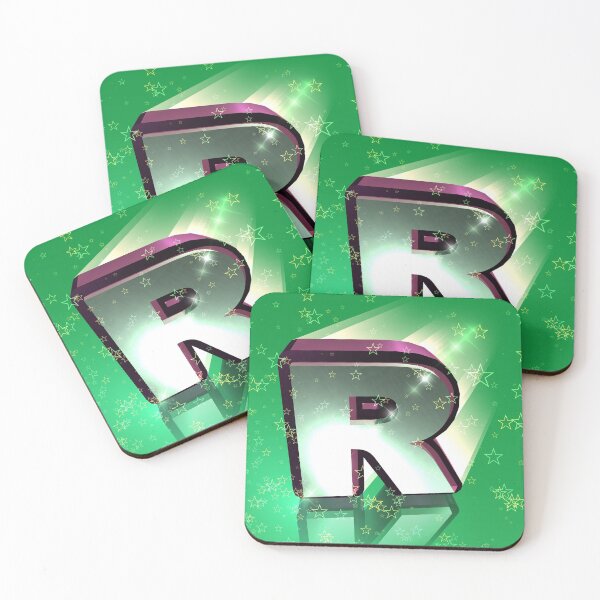 Item preview, Flying Metallic Letter R In The Stars On Green | Starry Night Letters designed and sold by SerendipityNow.