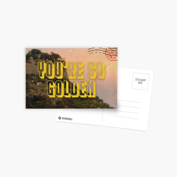 Harry Styles Golden Postal