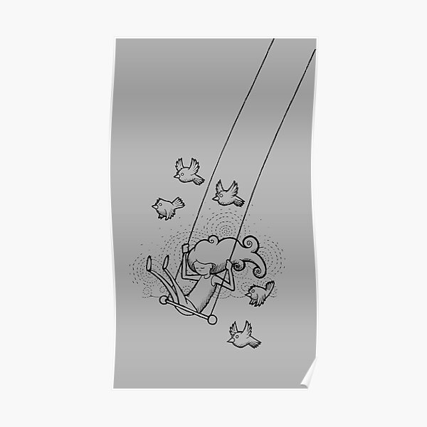 Swinging with the birds Poster
