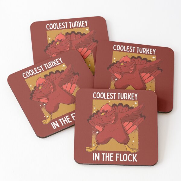 Item preview, Coolest Dabbing Turkey in the Flock Happy Thanksgiving Funny designed and sold by TrendsnHolidays.