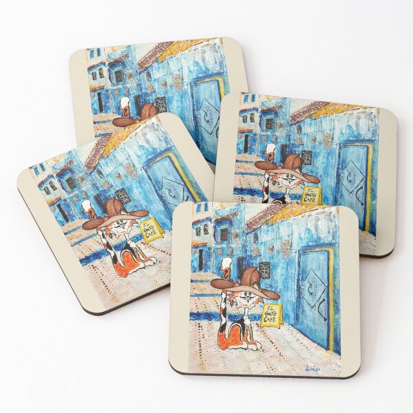 Item preview, El Gato Cafe, Kitty Cats de Nat designed and sold by KittyCatsbyNat.