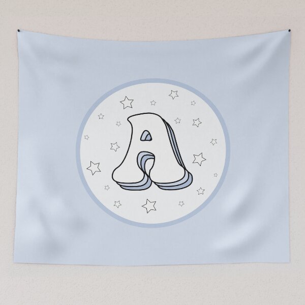 Item preview, Blue Letter A designed and sold by alwayselle.