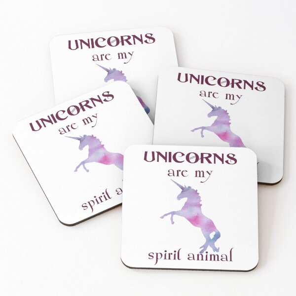 Item preview, Unicorns are my spirit animal designed and sold by gabmenfer.