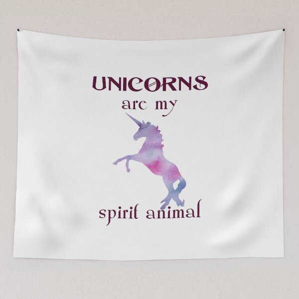 Item preview, Unicorns are my spirit animal designed and sold by gabmenfer.