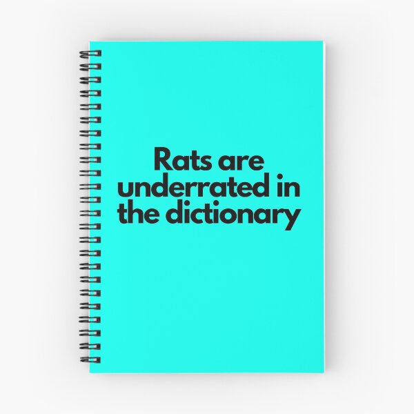 Item preview, Rats are underrated in the dictionary designed and sold by mind-illusions.