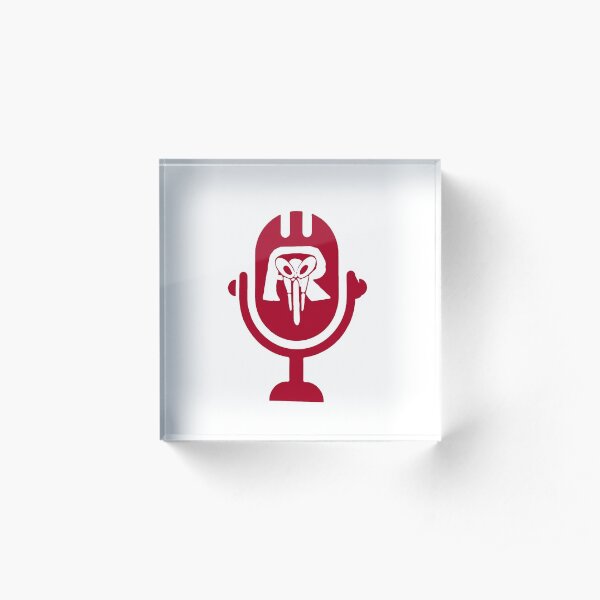 Kamen Ride With Me Mic Acrylic Block