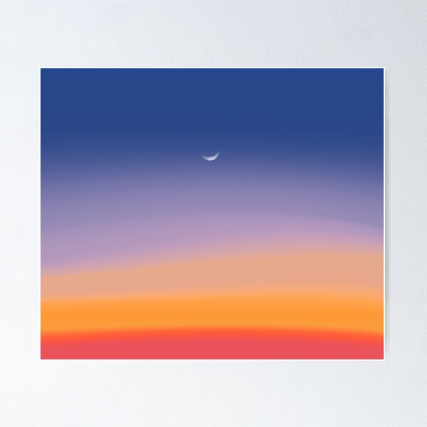 Item preview, Sunset Twilight and Moon designed and sold by Vidallz.